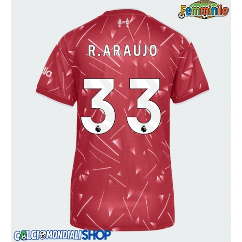Maglie da calcio Liverpool Ronald Araujo #33 Prima Maglia Femminile 2026-27 Manica Corta